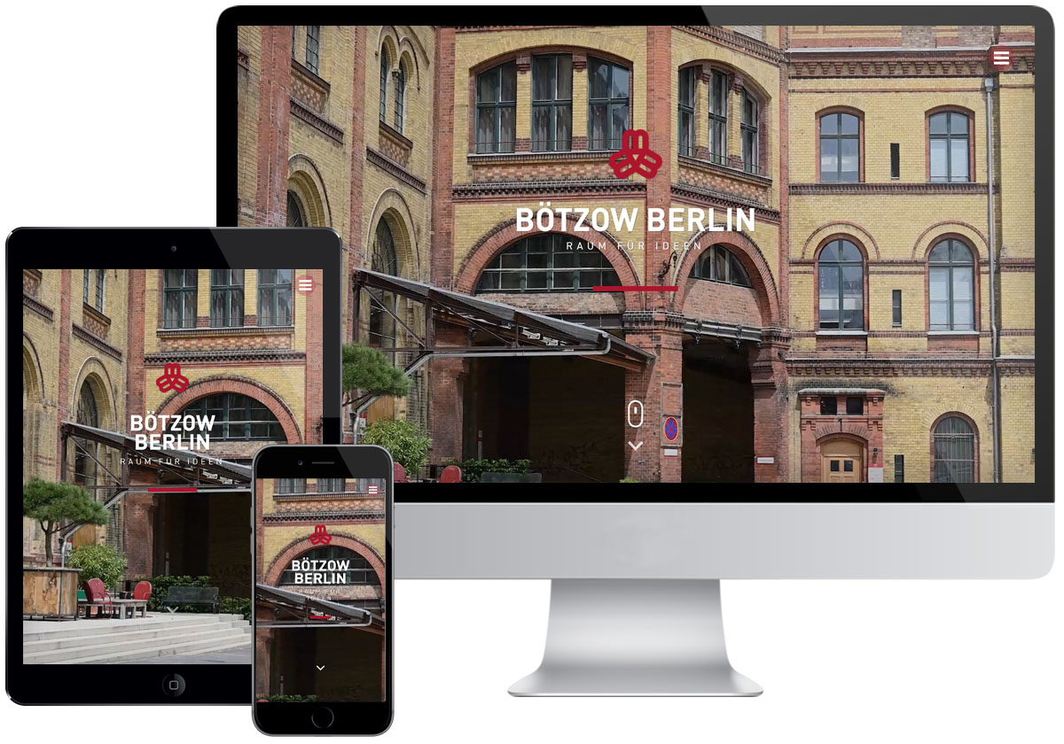 Studio1® Referenz Bötzow Berlin Websiterelaunch