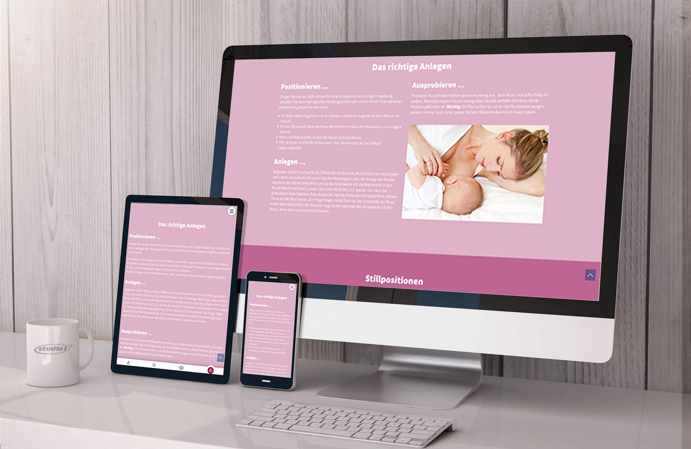 Studio1® Referenz Eichsfeld Klinikum Kampagne Geburtsklinik - Websiteoptimierungen