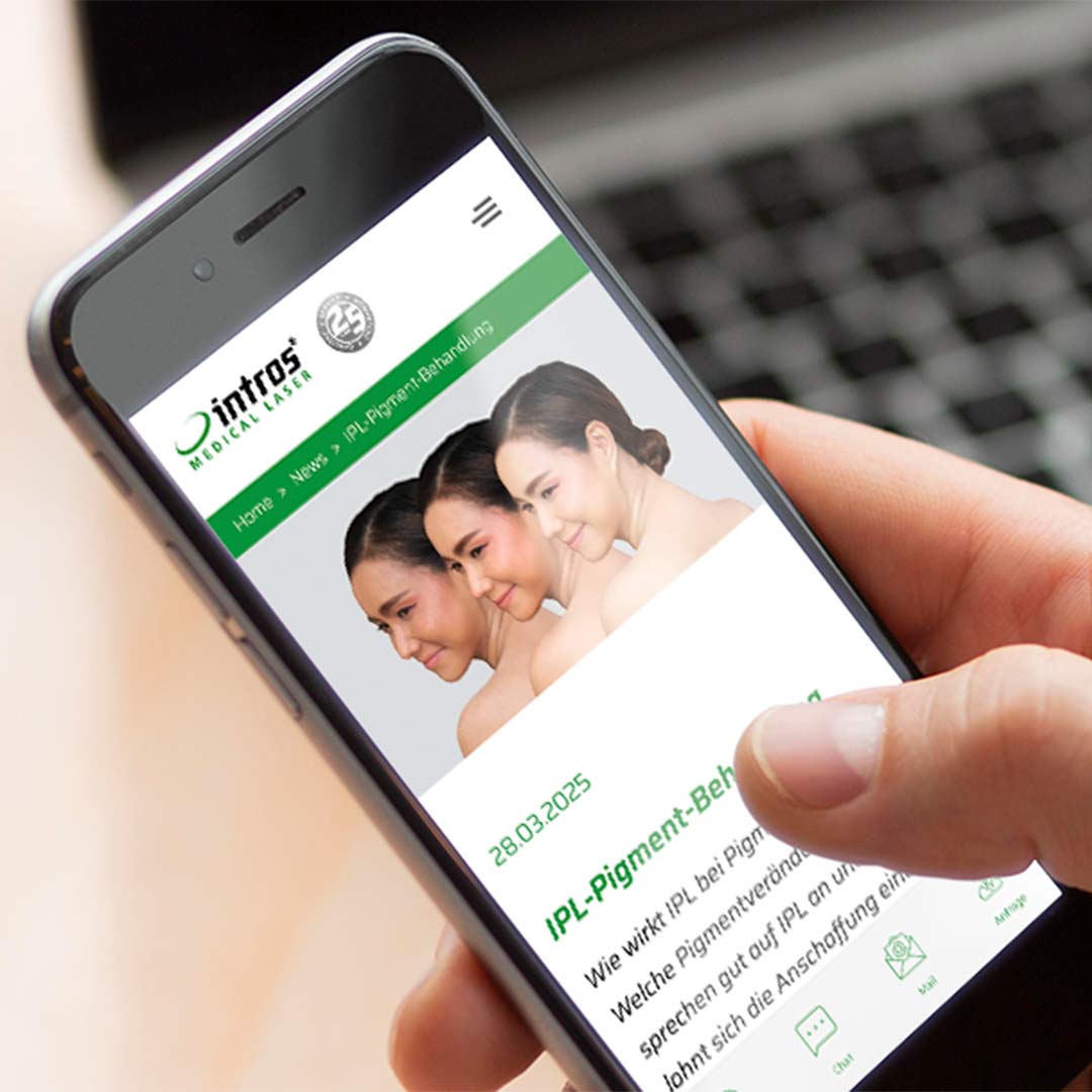 Studio1® Referenz Fachartikel, Text, Blog für intros Medical Laser