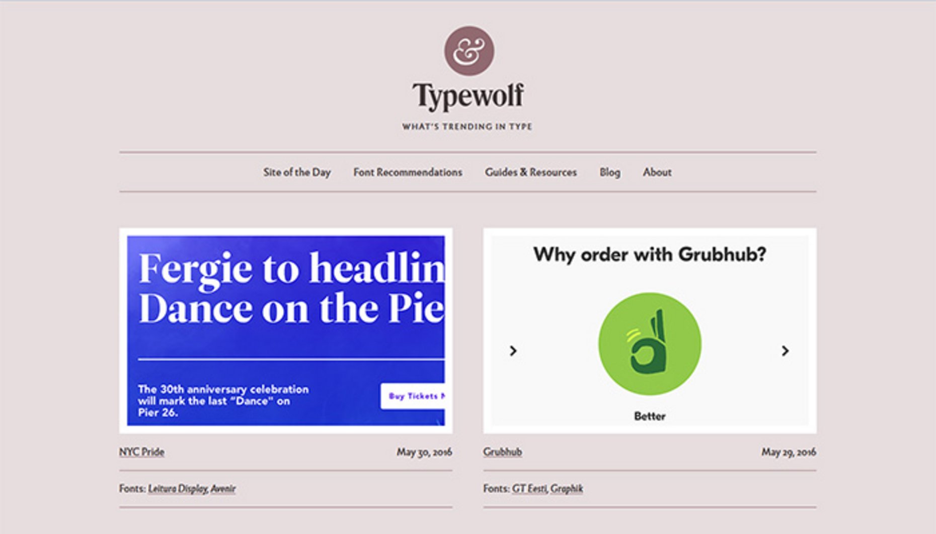 TypeWolf Typografie im Web